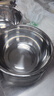 苏德乐【三件套】316L不锈钢盆套装洗菜盆家用油盆厨房打蛋和面汤盆 26cm【单个装】 实拍图