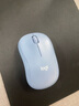 罗技（Logitech）M221 轻音鼠标 无线鼠标 办公鼠标 对称鼠标 带无线微型接收器 雾霭蓝 实拍图