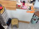 本木自在（BENMUZIZAI）吧台收银台一体柜小型服装店便利店美容院前台桌 100CM暖白+浅胡桃色【左低右高】 1x1x1cm 晒单实拍图