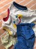 巴拉巴拉宝宝背心短袖套装男童夏装速干T恤短裤儿童童装洋气复古撞色 白蓝色调00418 110 实拍图