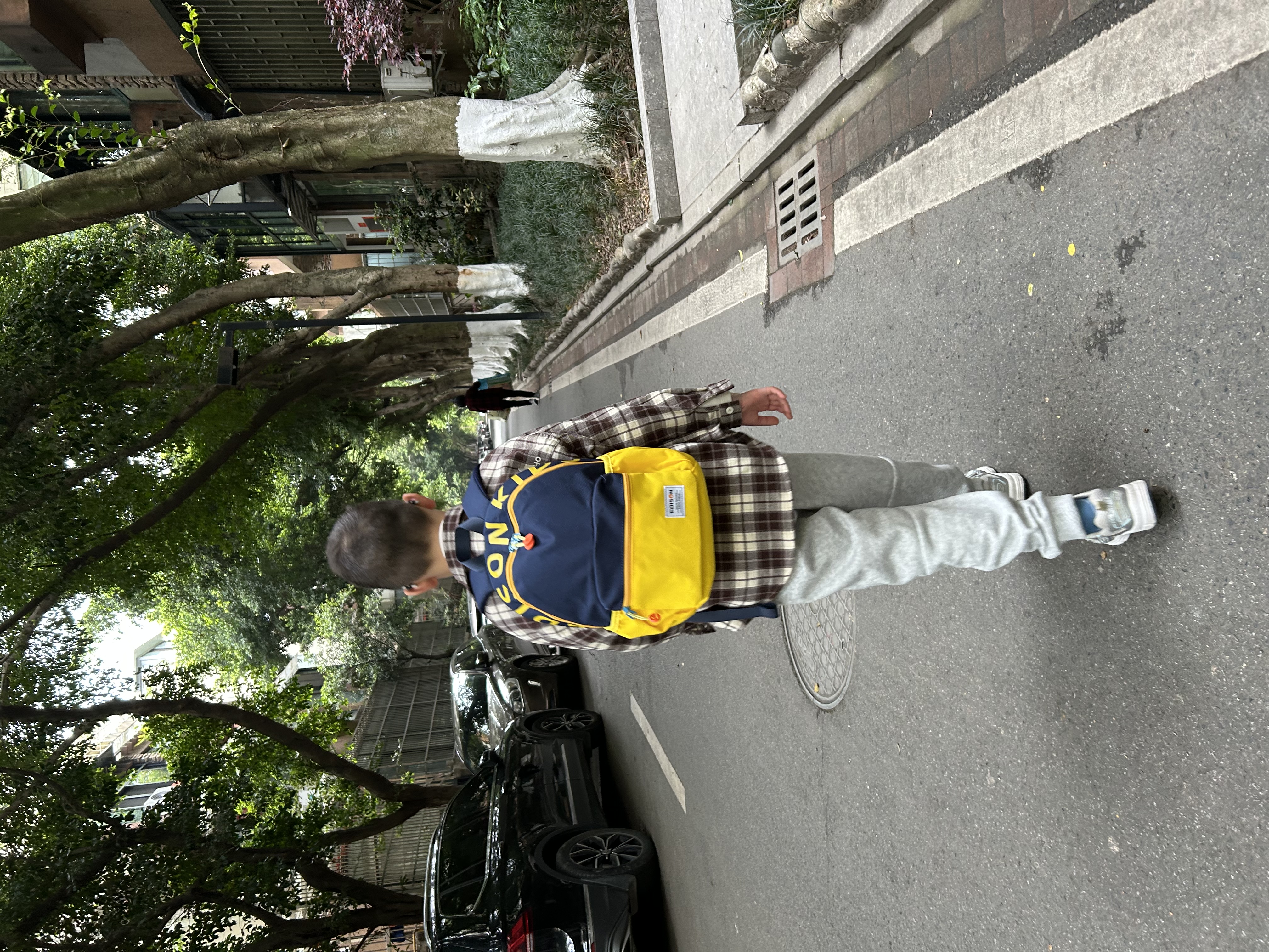 Edison爱迪生幼儿园书包学前班小学生儿童户外研学旅游出行小背包L02-1M 实拍图