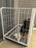 贝初众狗笼小中大型犬一室一厅狗笼子金毛狗窝狗别墅带厕所加粗宠物笼子 【30斤适用】78*54*70cm白笼 【耐啃耐咬安全可靠】 实拍图