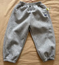 嘟嘟家宝宝春装裤子运动户外女童慢跑裤洋气时髦男童卫裤休闲卡通童装春 麻灰色 140 实拍图