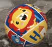 费雪（Fisher-Price）儿童玩具球10cm彩印球狮子+室内挂式投篮框 实拍图
