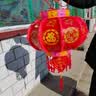 梦选（MENGXUAN）红灯笼大门挂的2026新款一对阳台七彩旋转走马灯马年春节led彩灯 七彩恭喜发财一对装丨60cm直径丨福字灯牌丨360°旋转 2026新款一对装丨遥控开关可定时丨赠遥控器+延长线 实拍图