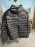 京东京造羽绒服男款轻薄立领白鸭绒男士新衣送礼外套 钛灰色 L 实拍图