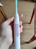 飞利浦（PHILIPS）声波电动牙刷钻石3系 5倍洁齿5种模式 洁净刷头*2  生日礼物情侣送男生/女友  HX5171/04淡粉色 实拍图