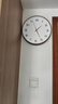 京东京造 木语系列挂钟 钟表挂墙时钟客厅电子钟30cm摩卡棕 实拍图