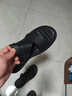 意尔康凉鞋男真皮软底透气户外休闲两用沙滩鞋男士凉鞋 61881W 黑色 44 实拍图