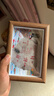 金隆兴6寸相框摆台胡桃色木质空框画框装裱挂墙结婚宝宝全家福照片墙 实拍图