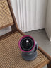 驰族[零噪音空调扇]桌面小风扇小型家用静音办公室桌usb充电风扇长续航学生宿舍床夹式便携空气循环扇 【深紫色丨桌面款】台式|壁挂|悬吊360°自动摇头 秒降16°|静音无声0噪音|100挡空调冷风 实拍图