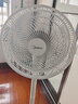 美的（Midea）电风扇 家用七叶立式落地扇宿舍卧室轻音节能摇头桌面小风扇大风力空气循环风扇 SAF30AC 实拍图