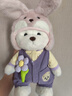 莉娜熊（TeddyTales）小熊玩偶毛绒玩具熊泰迪手作熊安抚娃娃送礼送人毕业礼物送女生 奶白色（明星款） 中号站姿约30cm 实拍图