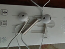 华为（HUAWEI）原装耳机有线半入耳式p60mate50 30 40nova8 7se荣耀9x10v20 30s 线控带麦安卓手机通用 AM116(金属版白色)-3.5MM接口 实拍图