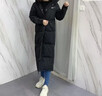 断码新款羽绒服男女同款白鸭绒加厚保暖中戏院外套中长款羽绒服 黑色 男女同款 L 适合110到120斤穿 实拍图