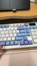 狼途（Langtu）狼途L98薄膜键盘 98键 静音键盘游戏电竞电脑办公键盘有线无线蓝牙三模 Gasket结构 RGB灯效 烟紫 实拍图