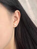戚小米（QI XIAO MI）S999纯银淡水珍珠耳钉女养耳洞小耳环精致迷你耳骨钉足银小耳饰品 3mm白色珍珠耳钉一对【999足银】适合养耳 实拍图
