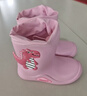 牧萌儿童雨鞋男童女童防水立体宝宝防滑耐磨卡通雨靴 粉色公主 20码 实拍图
