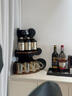 梵俪琳（FANLILIN）转角书架桌面置物架简易办公室桌上书桌书本收纳工位拐角小型书柜 白色 实拍图