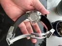 【二手99新】浪琴（LONGINES）康卡斯系列男表运动系列自动机械男士腕表二手奢侈品腕表 【全套陶瓷圈】黑盘胶带 L3.782.4.56.9 实拍图