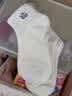 猫人【纯棉10A抗菌无骨】女士袜子女防臭透气网眼小熊刺绣学生短袜 实拍图