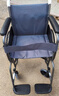 鱼跃(yuwell)轮椅车H051折叠老人轻便旅行手推车钢管免充气胎代步车 实拍图