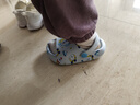 巴布豆儿童拖鞋男童女童洞洞鞋沙滩鞋宝宝凉鞋幼儿凉拖夏季 太空蓝150码 实拍图