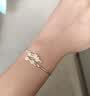 中国黄金（CHINA GOLD）茉莉花银手镯女款足银999纯银镯子银饰生日礼物女生送女朋友老婆 【免费刻字/代写贺卡】下单此链接联系备注客服 实拍图
