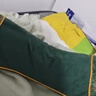 AI JOOU肩颈椎热敷枕 电加热艾灸艾草护颈枕头颈椎病专用枕头 睡觉专用绿 实拍图