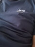 吉普（JEEP）短袖t恤男圆领大码男装夏季薄款纯色刺绣棉质男士短袖体恤打底衫 蓝色 2XL/建议155斤左右 晒单实拍图