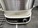 美的（Midea）电蒸锅电火锅电煮锅电炒锅多用途锅蒸包子锅电热锅蒸蛋锅加厚不锈钢智能彩屏多功能锅MZ-ZGC282866 实拍图