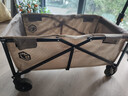 京东京造 户外露营车折叠推车营地车野餐摆摊装备买菜小拉车拖车沙石色 实拍图