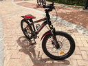 凤凰（Phoenix）儿童自行车山地车男女学生脚踏车6-15岁童车 霸道 黑红色 20寸 实拍图