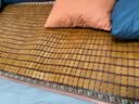 李记花果山沙发垫夏季凉垫麻将凉席沙发坐垫麻将块凉席竹席防滑垫贵妃可定制 窄边碳化色【双牛筋+防滑底】 70cm*165cm 实拍图