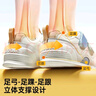 基诺浦 宝宝学步鞋 春秋男女儿童运动透气童鞋 婴儿透气机能鞋GB2230 粉色/幻蓝 19.5 120mm 适合脚长116-124mm 实拍图