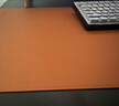 京东京造800*400mm超大双料桌垫鼠标垫 加长大号办公游戏电竞电脑桌垫 皮革触感天然橡木 防水耐磨 茶色 实拍图