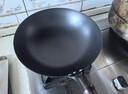 金存章丘炒锅铁锅无涂层家用炒菜锅圆底不易粘锻打精铁锅燃气灶已开锅 实拍图
