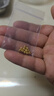 洲足金999金珠黄金小金珠金豆古法金珠DIY配件散珠隔珠路路通转运珠 3mm金珠  合单满 0.16g 包邮 多颗混发约1g 实拍图