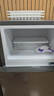 HYUNDAI（韩国现代）小冰箱迷你小型家用冷藏冷冻宿舍出租房办公室双开门二门电冰箱节能省电 100L灰【租房神器+行业热卖】 实拍图