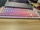 狼途（Langtu）狼途L98 薄膜键盘 98键 静音键盘 游戏电竞 电脑办公 键盘有线Gasket结构 RGB灯效 雾桃粉 实拍图