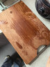 京东京造 菜板 砧案板切菜家用双面实木抗菌 【乌檀整木】40*27*2.5cm 实拍图