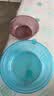 加厚透明塑料盆洗菜盆家用宝宝成人洗衣洗脚沐浴盆小盆子洗脸盆 蓝色 大号（直径30cm） 实拍图
