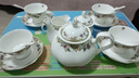 品来运 欧式茶具套装陶瓷下午茶咖啡具家用骨瓷咖啡杯套装英式红茶杯 A-富士山15头标准版 实拍图