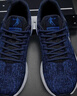 乔丹男鞋运动鞋子男款夏季新款网面透气减震跑步鞋百搭轻便软底休闲鞋 深藏青/伽马蓝 40 实拍图