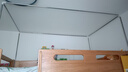HOUSEGO 加厚可伸缩床帘烤漆支架宿舍蚊帐杆上铺床帘架子送风扇横杆扎带 全框长宽高可调节（不锈钢款) 实拍图