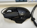 罗技（G）G502 HERO主宰者游戏鼠标电竞鼠标有线RGB机械配重竞技FPS吃鸡宏cf送男友男生礼物 G502HERO+赛博风防滑贴-白 实拍图
