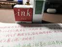 百乐（PILOT）非碳素墨水不堵笔 钢笔用墨水瓶装30ml INK-30-R原装进口红色  实拍图