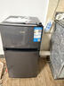奥克斯小冰箱家用小型迷你冷藏冷冻两用出租房宿舍用节能省电寝室办公室电冰箱 【节能省电】156灰【高效保鲜 铜管速冷】42L 实拍图