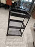 甄严选推车置物架落地多层收纳架宿舍移动零食架厨房架子铁艺带轮储物架 【加厚碳钢】三层黑色送滑轮 实拍图