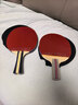 红双喜（DHS）三星级乒乓球拍横直对拍套餐H3（横直 附拍包+乒乓球） 实拍图